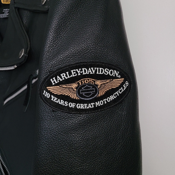 EUC Harley Davidson leather jacket - Picture 3 of 10